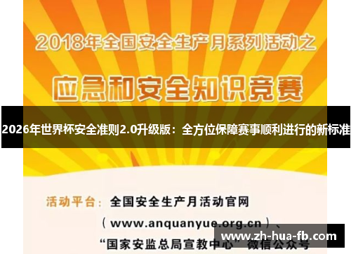 2026年世界杯安全准则2.0升级版：全方位保障赛事顺利进行的新标准